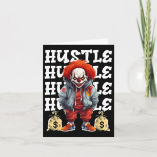 Hip Hop Verschrikkelijke Clown Hustle Geld Urbyn S Kaart