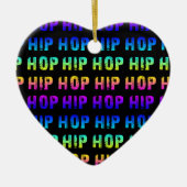 HIP HOP-versiering Keramisch Ornament (Voorkant)