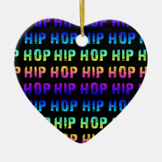 HIP HOP-versiering Keramisch Ornament (Voorkant)