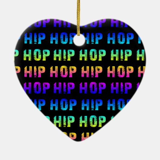 HIP HOP-versiering Keramisch Ornament (Achterkant)