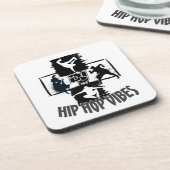 Hip Hop Vibes 2.w Bier Onderzetter (Linkerzijde)