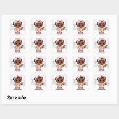 Hip Hop Vierkante Sticker (Vel)