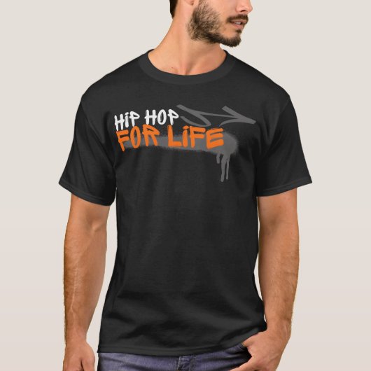 Hip Hop voor levensjongen T-shirt (Voorkant)