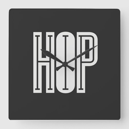 Hip Hop Wall klok (Voorkant)