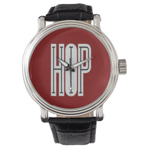 Hip Hop Watch (rood) Horloge