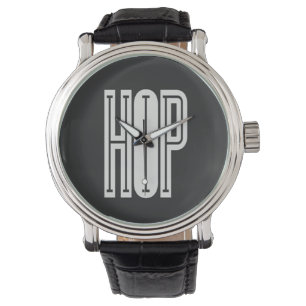 Hip Hop Watch (zwart) Horloge