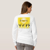 Hip Hop Woman's Hoody Breaking Sun (Achterkant volledig)