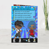 Hip Hop Word Unscramble Crossword Happy Birthday Kaart (Achterkant)