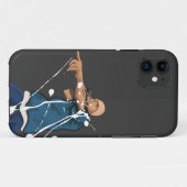 Hip Hop-zanger Case-Mate iPhone Case (Achterkant (horizontaal))