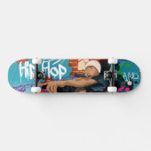 Hip Hop-zanger Skateboard (Horizontaal)