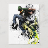 Hip hopdanser briefkaart (Voorkant)