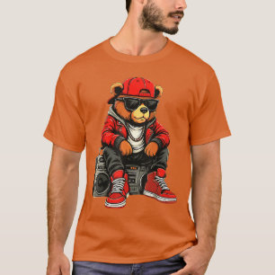 Hip Hopeddy Beer Rap Muziek vrienden meisje T-shirt