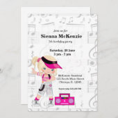 Hip hopmeisje kaart (Voorkant / Achterkant)