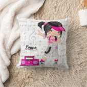 Hip hopmeisje kussen (Deken)