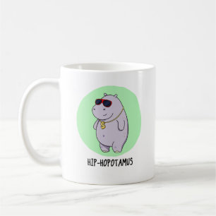 Hip-Hopotamus Funny Hippo Pun Koffiemok