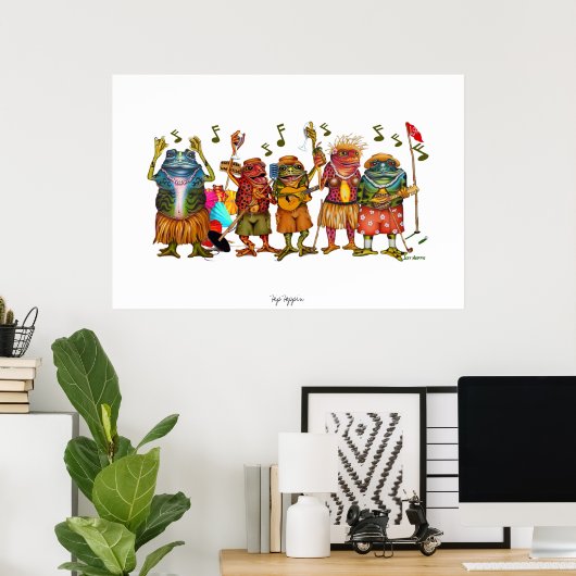 Hip Hoppin Poster (Thuiskantoor)