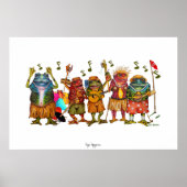 Hip Hoppin Poster (Voorkant)