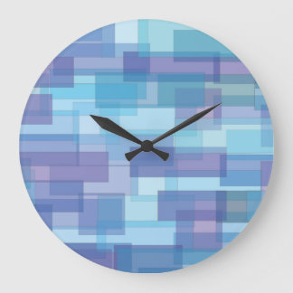 Hip House Blue Clock Grote Klok