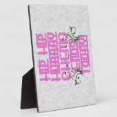 Hip Hurray Chemo eindigt vandaag Plaque Fotoplaat (Zijkant)