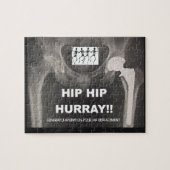 Hip Hurray — Congraties op heupvervanging Legpuzzel (Horizontaal)
