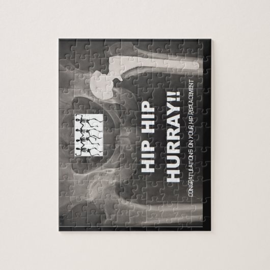 Hip Hurray — Congraties op heupvervanging Legpuzzel (Verticaal)