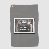 Hip Hurray - Gefeliciteerd met de heup vervanging Golfhanddoek (Voorkant)