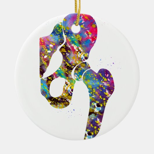 Hip Joint Keramisch Ornament (Voorkant)