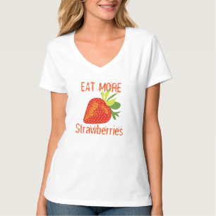 Hip Juicy Womens Girls Strawberry T-shirt Design