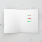 Hip Kerstman Feestdagen Kaart (Binnen)