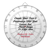 Hip Kerstmis Gift-idee, Gepersonaliseerde Dart Boa Dartbord (Voorkant)