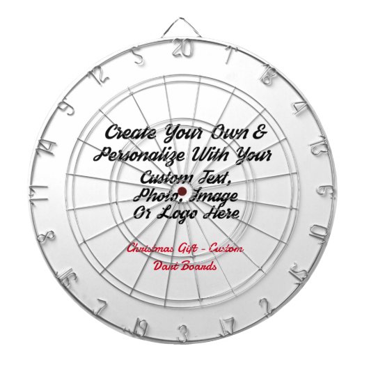 Hip Kerstmis Gift-idee, Gepersonaliseerde Dart Boa Dartbord (Voorkant)
