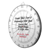 Hip Kerstmis Gift-idee, Gepersonaliseerde Dart Boa Dartbord (Voorkant Rechts)