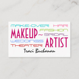 Hip Makeup Artiest Visitekaartjes