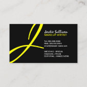 Hip Makeup Artist Visitekaartje (Achterkant)