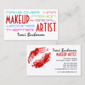 Hip Makeup Artist Visitekaartje (Voorkant / Achterkant)