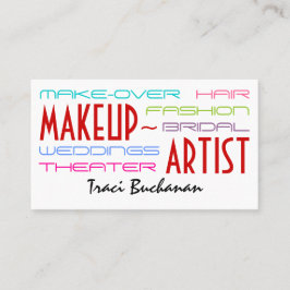 Hip Makeup Artist Visitekaartje