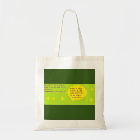 Hip mode leuke tas tas met logo bericht (Voorkant)
