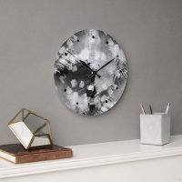 Hip Modern Black Grey White Abstract Geometric Art