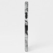Hip Modern Black Grey White Bruskes Art Motif iPhone Hoesje (Rechterkant)