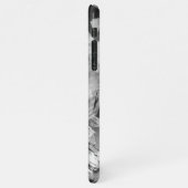 Hip Modern Black Grey White Bruskes Art Motif iPhone Hoesje (Linkerkant)