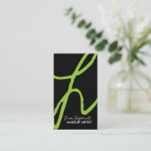 HIp Monogram Visitekaartjes (Staand voorkant)