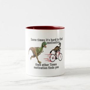 Hip Motivation vindt u grappig T-rex Mok ontwerp
