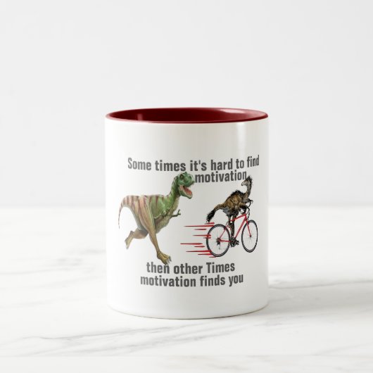 Hip Motivation vindt u grappig T-rex Mok ontwerp (Center)
