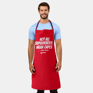 Hip not All Heroes Draag Capes Funny BBQ Grill Che Schort