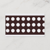 Hip PInk en Brown New Baby Calling Card Contactkaartje (Achterkant)