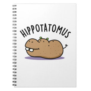 Hip-potato-mus Grappige Nijlpaard Woordgrap Notitieboek