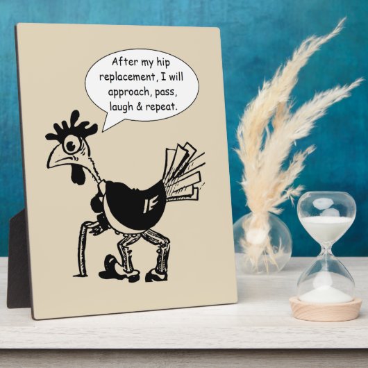 Hip Replacement Chgery - Fun Quote Fotoplaat (Zijkant)