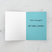 Hip Replacement Chgery - Fun Quote Kaart (Binnen)
