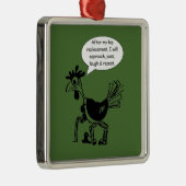 Hip Replacement Chgery - Fun Quote Metalen Ornament (Rechts)