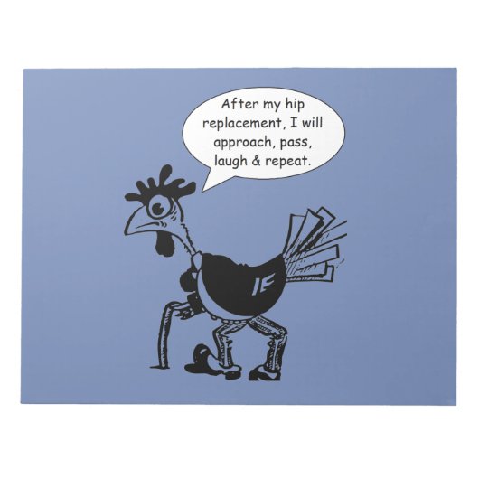 Hip Replacement Chgery - Fun Quote Notitieblok (Voorkant)